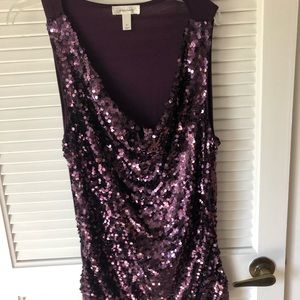 Dressbarn purple tanktop
